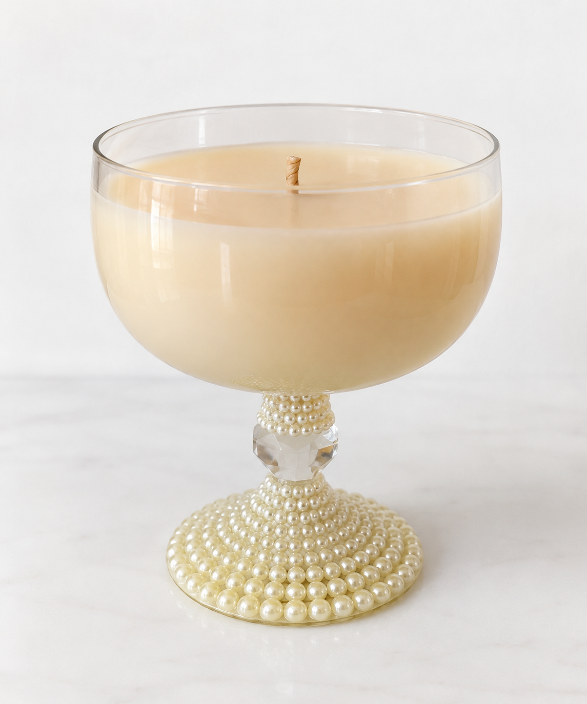 Luxury Scented Glass Candle – Perles de Marquise